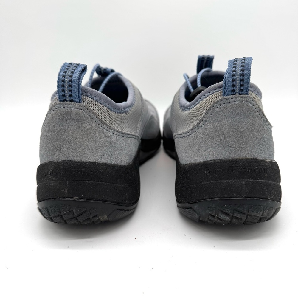LL Bean Light Blue Suede Leather Bungee Lace Hiking Shoes Size 9.5 - Picture 4 of 9